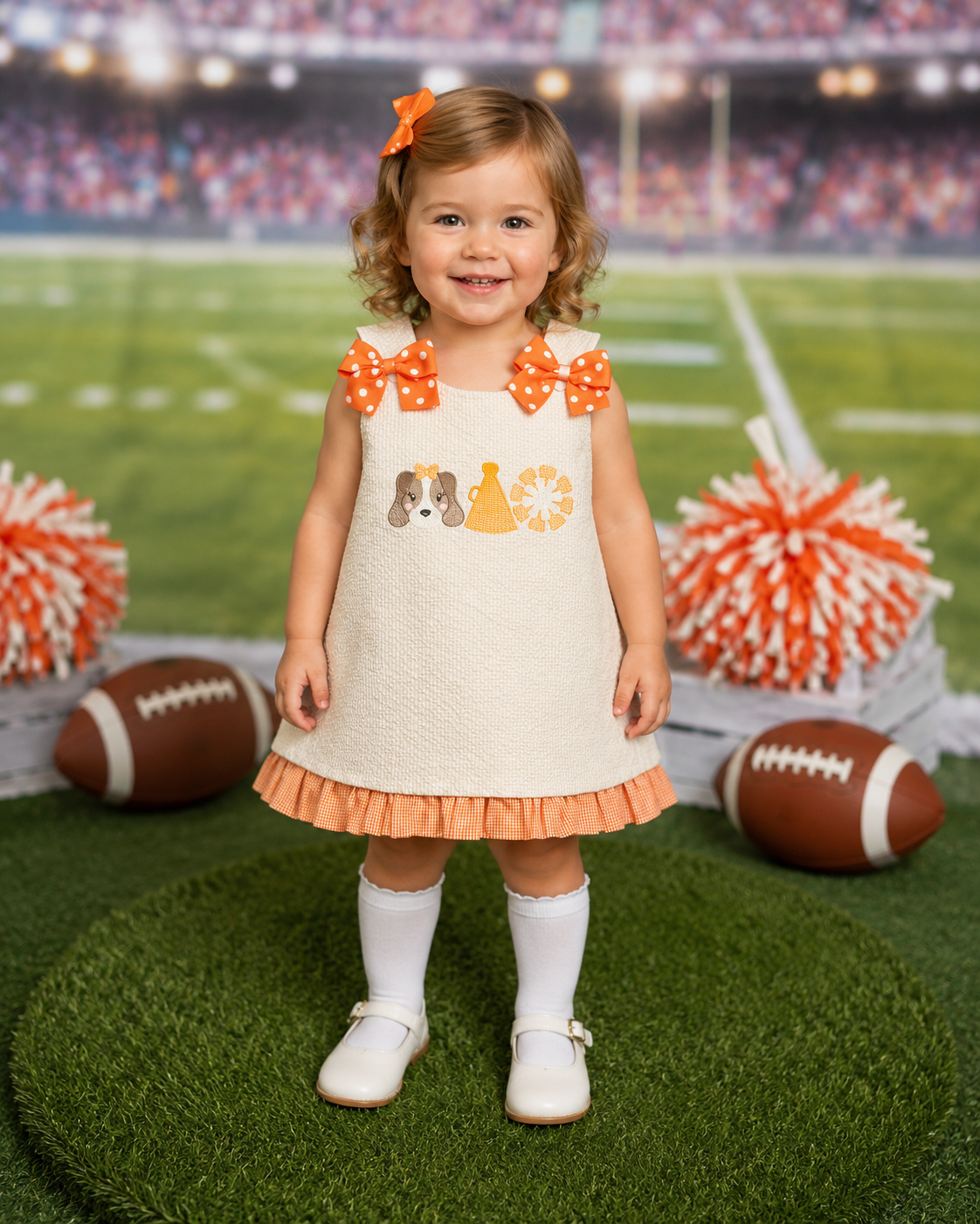 Game Day Reversible Hound Trio Dress