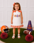 Game Day Reversible Purple Tiger Trio Dress