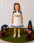 Game Day Reversible Navy Tiger Trio Dress