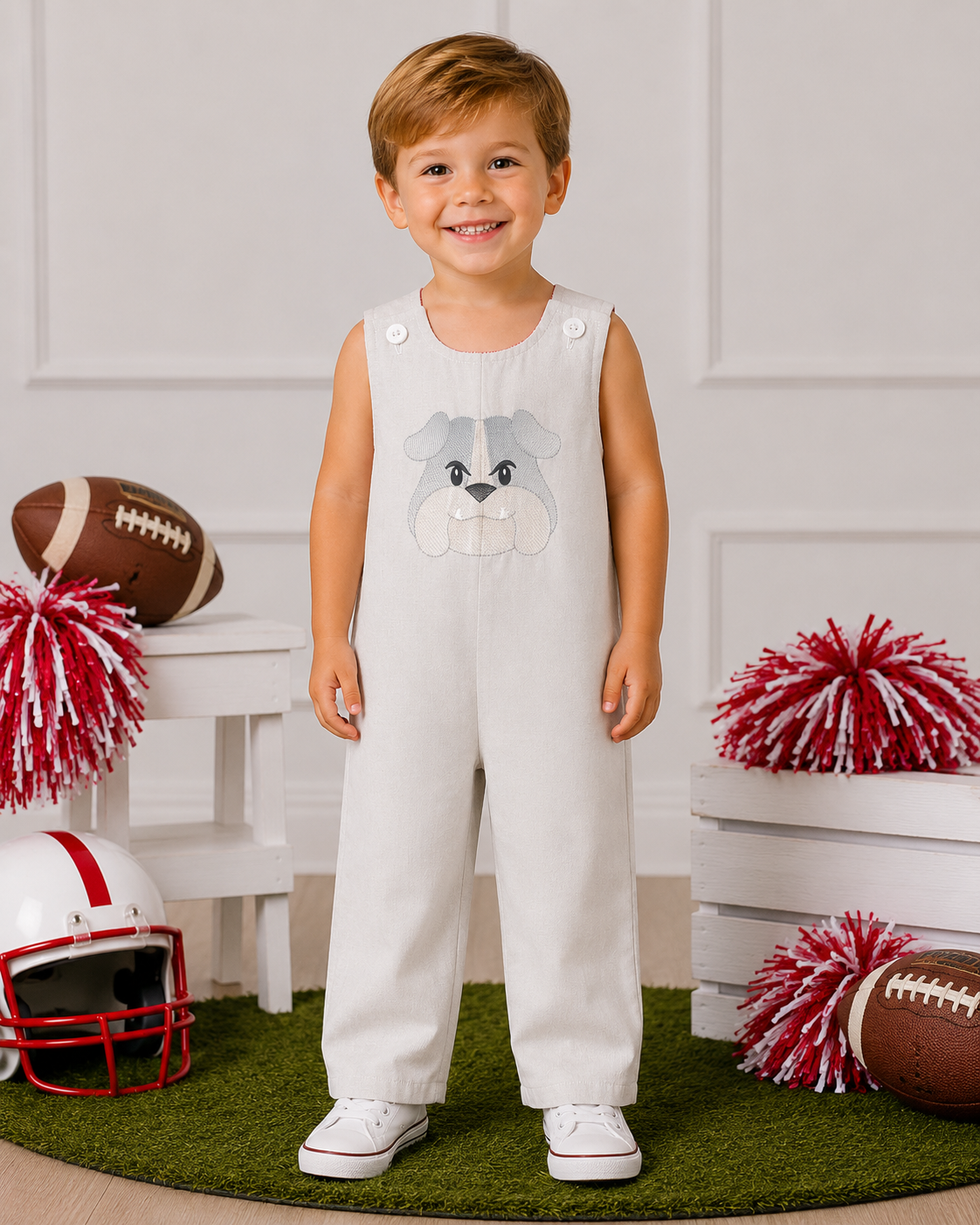 Game Day Reversible Bulldog Jon Jon