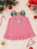 Christmas Reversible Red Gingerbread Dress