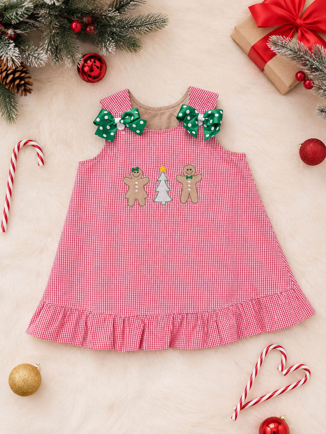 gingerbread christmas dress Reversible Red MAY2026DROP1 Designed for the modern Single-Breasted Blazer Mini Dress Size Guide:6