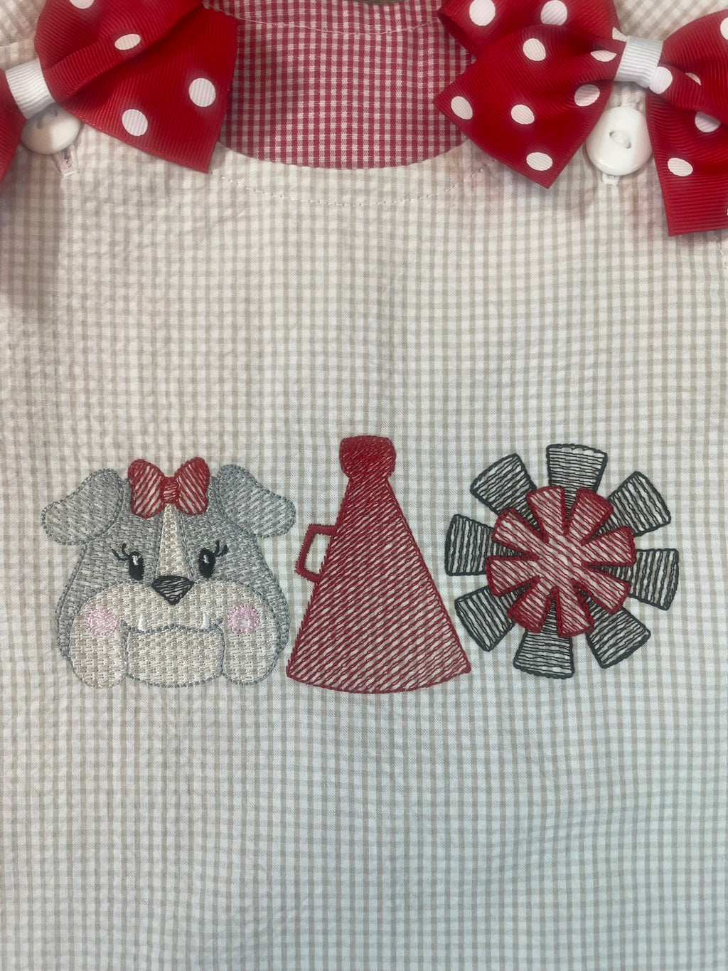 Game Day Reversible Bulldog Trio Dress