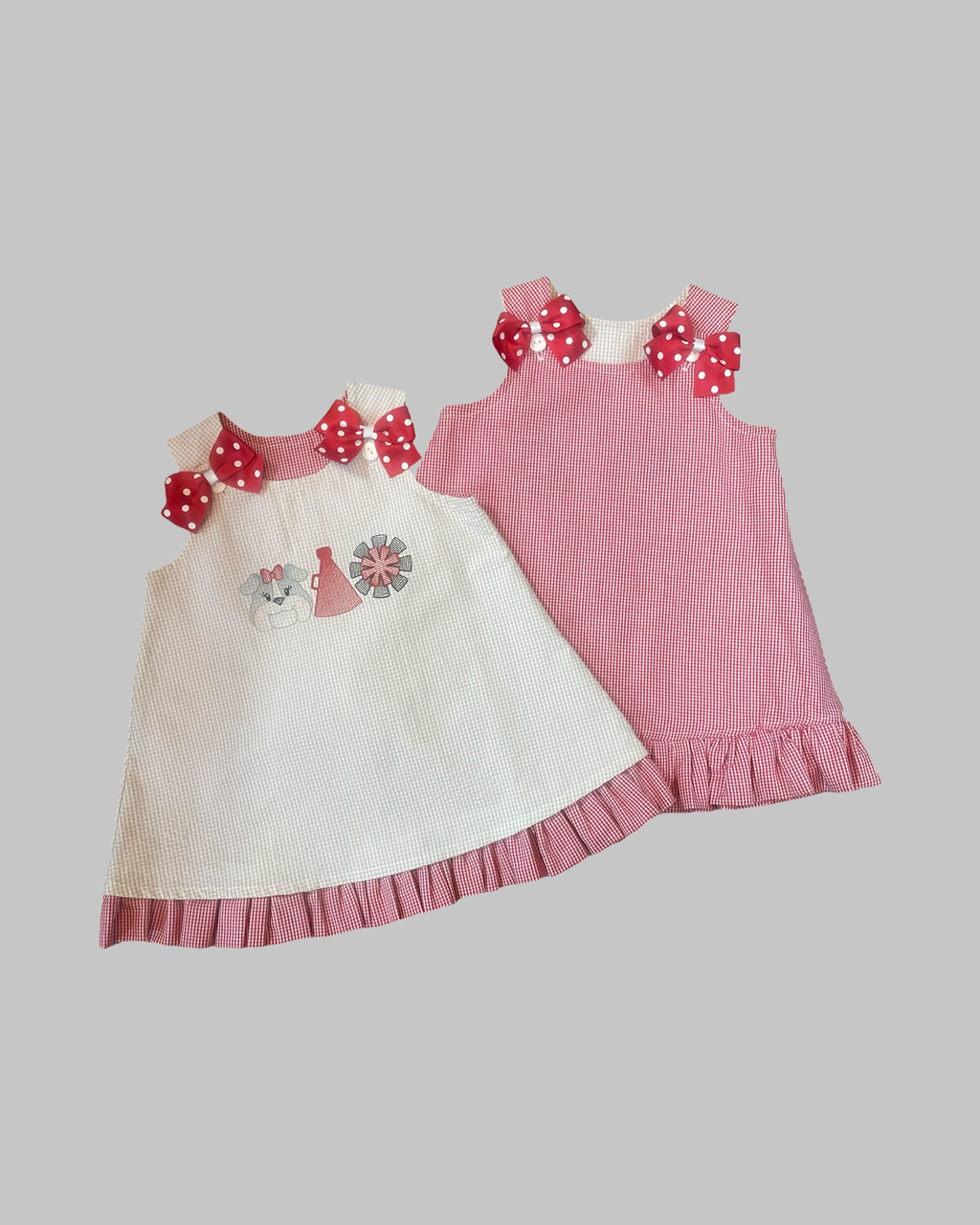 Game Day Reversible Bulldog Trio Dress
